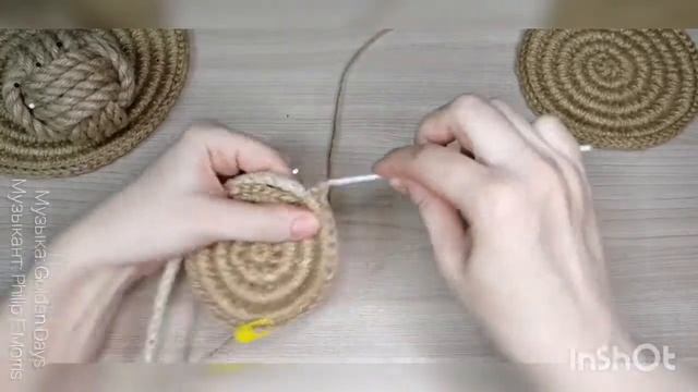 Как обвязать джутовый канат шпагатом