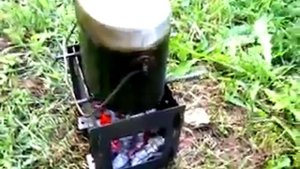 Испытание походной печки для армейского котелка 3