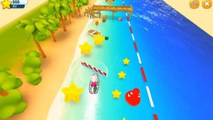 Говорящий Том и Анжела катаются на Аквабайке игровой минимульт для детей играем на Android