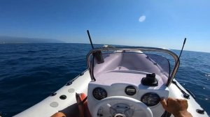 Первый раз в жизни погонял на очень быстром катере!!!  GoPro 7 Black