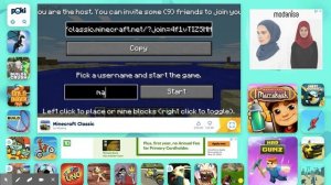 Random poki games. (tunnel rush,paper.io and minecraft classic)