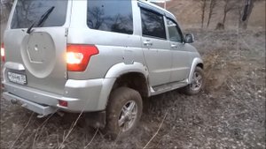 Работа Блокировки БТР 80 при диагональном вывешивании. УАЗ Патриот