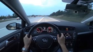 2017 Volkswagen Golf Alltrack TSI SE Manual Wagon - POV Sunset Drive (Binaural Audio)