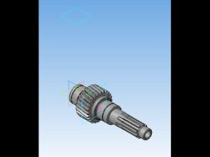 Видеоуроки Компас. 23 Чертеж вала-шестерни