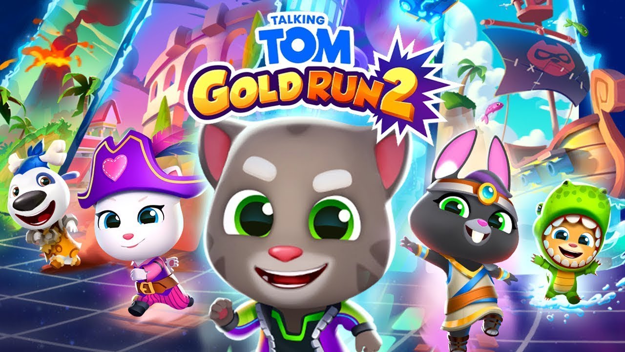 Talking Tom Gold Run. Dinosaur.