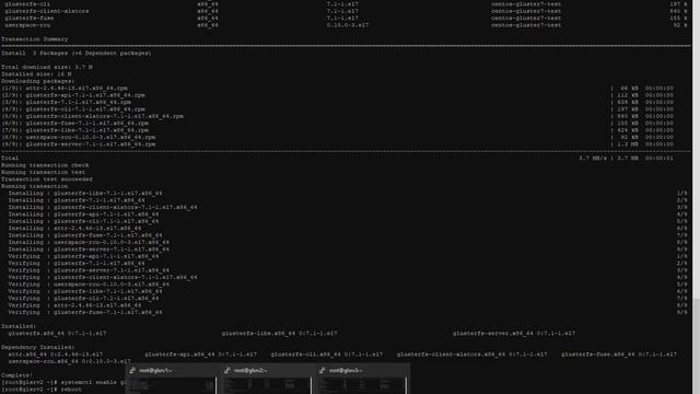 Instalar Gluster Filesystem (glusterfs) en Linux Centos 7 смотреть онлайн