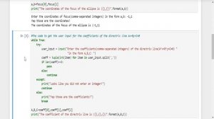 Ellipse using Python and SymPy Library