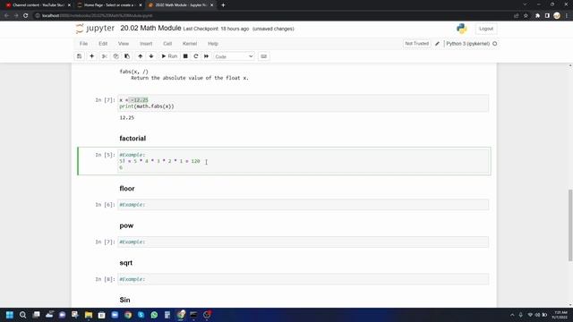 20.2 Math Module || Python Programming Crash Course in Nepali || NextStep InfoTech