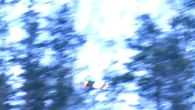 Двухмоторный пенолет с коллекторными моторчиками от вертолета