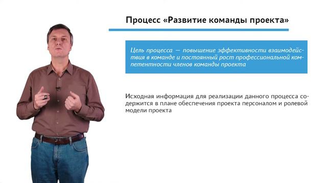 3.2.1.2 Исполнение проекта. Модуль "Развитие команды проекта"