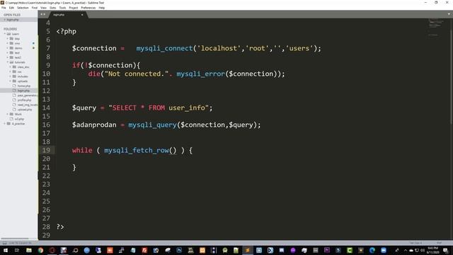 014. PHP Mysql Tutorial Bangla Part #03 | Read or Show Data | ⚡Advanced PHP Tutorial⚡ | Nirob Hasan