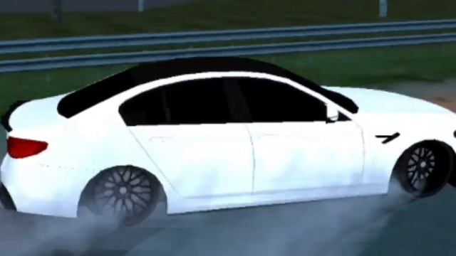 ночной дрифт на BMW M5 F90 в блек раше смотреть онлайн