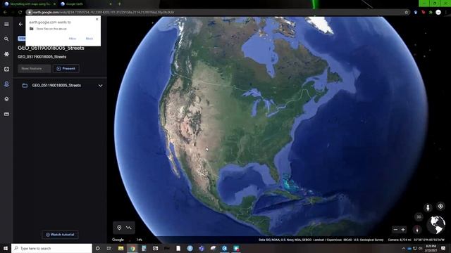 Exporting from ArcGIS Pro to Google Earth Web for Storytelling смотреть онлайн