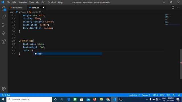 Форма регистрации на html / Registration form in html and css смотреть онлайн