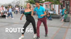 Трио "Мохито" и студия бального танца "Траектория" - Route 66, Владивосток.