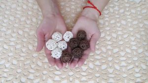 Шарики из ротанга с AliExpress