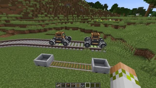 Create Mod Trains in Minecraft are INSANE! смотреть онлайн