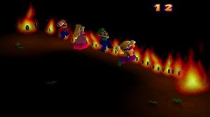 Mario Party 2 Minigames - Luigi vs Mario vs Peach vs Wario (Master CPU)