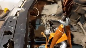 Ремонт двигателя / установка маховика 2110 установка сцепления/ замена сальника коленвала /  часть