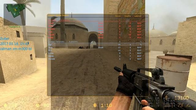 Liftes Counter Strike Source Botgame Stat 20170320 youtube смотреть онлайн