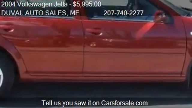 2004 Volkswagen Jetta GLS 2.0 for sale in TURNER, ME 04282 a смотреть онлайн