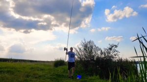 Тест вудилища  Orient Rods  Chameleon Ultimate  14 ft 90-150g. Закид оснастки на 160м