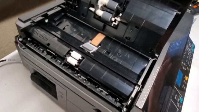 Epson Printer Paper Jam in the Automatic Document Feeder ADF How to Clear смотреть онлайн