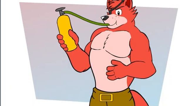 Foxy inflation. Фокси belly inflation. Качок inflation. Фурри надутый живот.