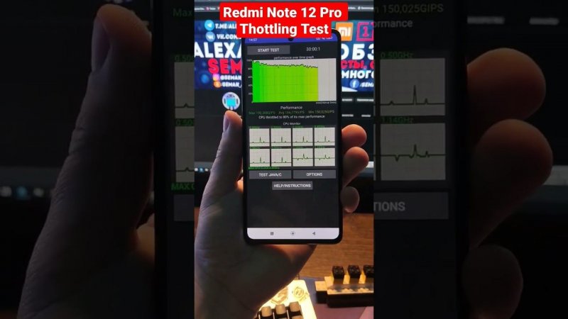 Redmi Note 12 Pro - Throttling Test