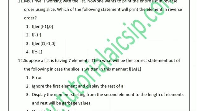 QnA Python List Manipulations Class 11 | Computer Science Class 11 | Informatics Practices Class 11