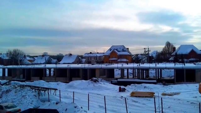 Строительство корпуса 25 ЖК Татьянин Парк (11.03.2018) смотреть онлайн