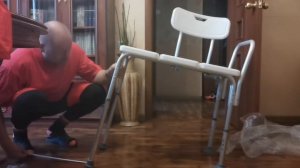 Стул для ванной BS BENCH (СИМС-2) с удлененными ножками для людей с ограниченными возможностями