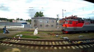 КОВРОВ - ВЯЗНИКИ. Из окна "Ласточки"/ From the window of the train  KOVROV -VYAZNIKI (RUSSIA)