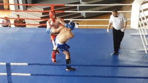 Насипов Асадулла. Финал в/к +81кг  Чемпионата и Первенства России 2018 года по кикбоксингу К-1