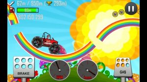 Hill Climb Racing Updated! (New Hippie Van and Rainbow Track!) 1.17.0