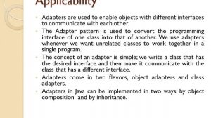 8-3-1 (Structural) Adapter Design Pattern