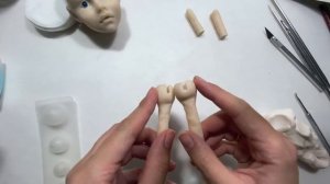 Алиса. Лепим полушарнирную куклу. 4_7 Ноги ???.mp4