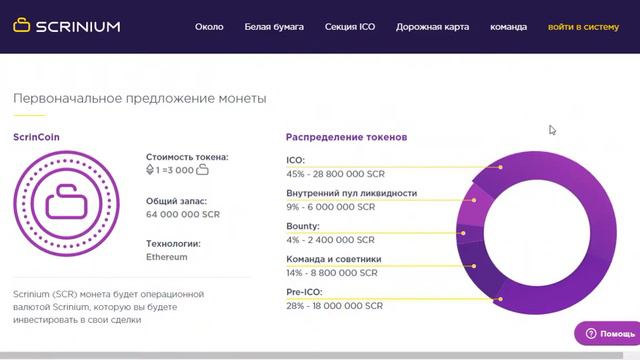 Scrinium ICO обзор | инвестиционная платформа на блокчейн смотреть онлайн