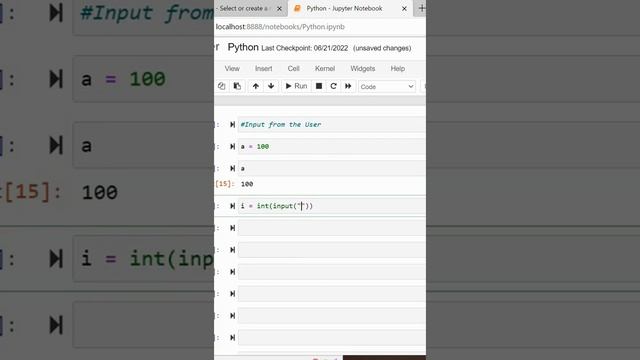 Taking input from the user in python