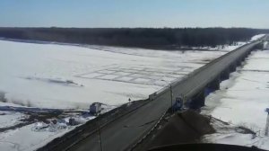 Подрыв льда на реке Чумыш