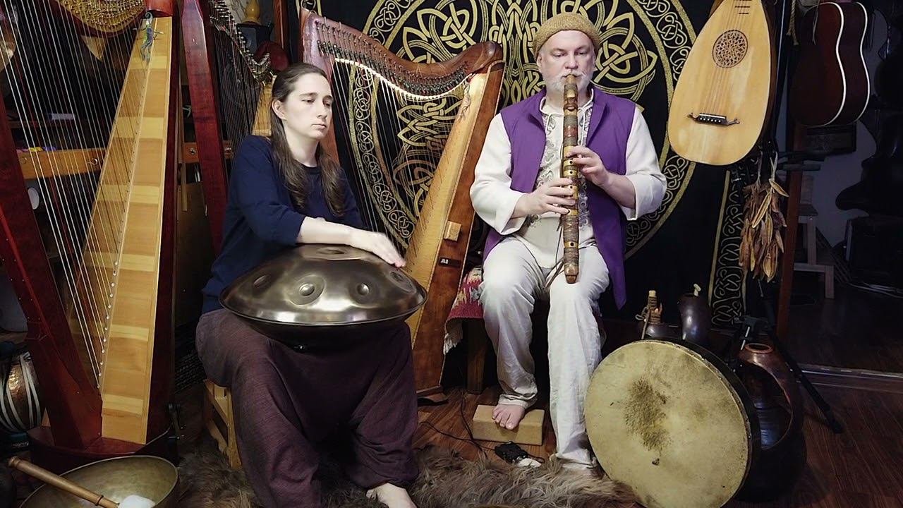 Alizbar & Anna Baturova Презентация Ханг & Гибридная  индейская флейта /Pantam & indian hybrid flute
