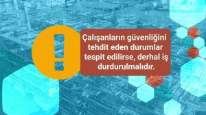 İş güvenliği, yangın, sanayi ve çevre güvenliği hakkında bilgilendirme