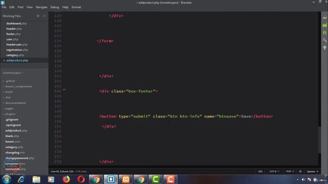 67||Buttons and Database table Design||Product part 4||Point of sale system in PHP || PHP  8||#code