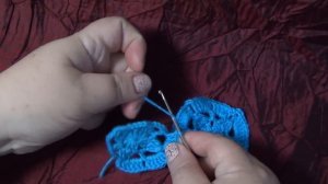 Топ из квадратных мотивов. (2 часть из 2).Соединение мотивов.