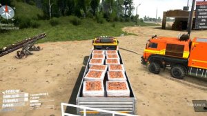 MudRunner - карта The River Side - AZOV 64131 и Azov 73210 - Мад раннер