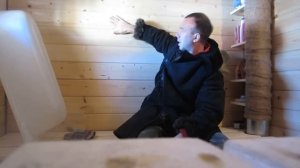 русскую паровую баню зимой надо сушить. Часть 1