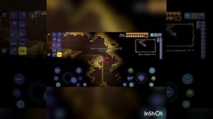 Сид на статую слизня в Terraria