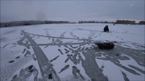 Зимняя Рыбалка в Подмосковье, ловля на ПАРОВОЗ