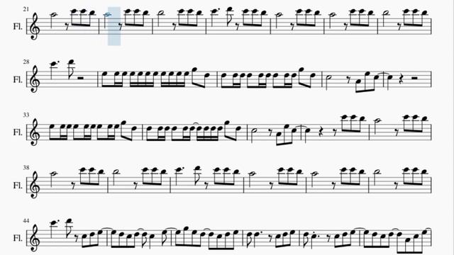 Flute Sheet Music: How to play Pocketful of Sunshine by Natasha Bedingfield смотреть онлайн