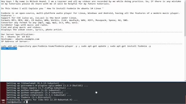How To Install Foobnix On ubuntu 14 Linux смотреть онлайн